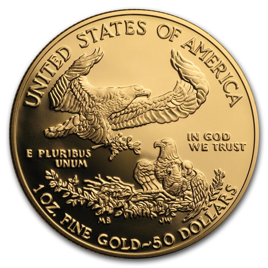 2018-W 1 oz Proof American Gold Eagle (w/Box & COA)
