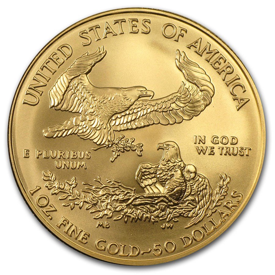 2007-W 1 oz Burnished Gold Eagle (w/Box & COA)
