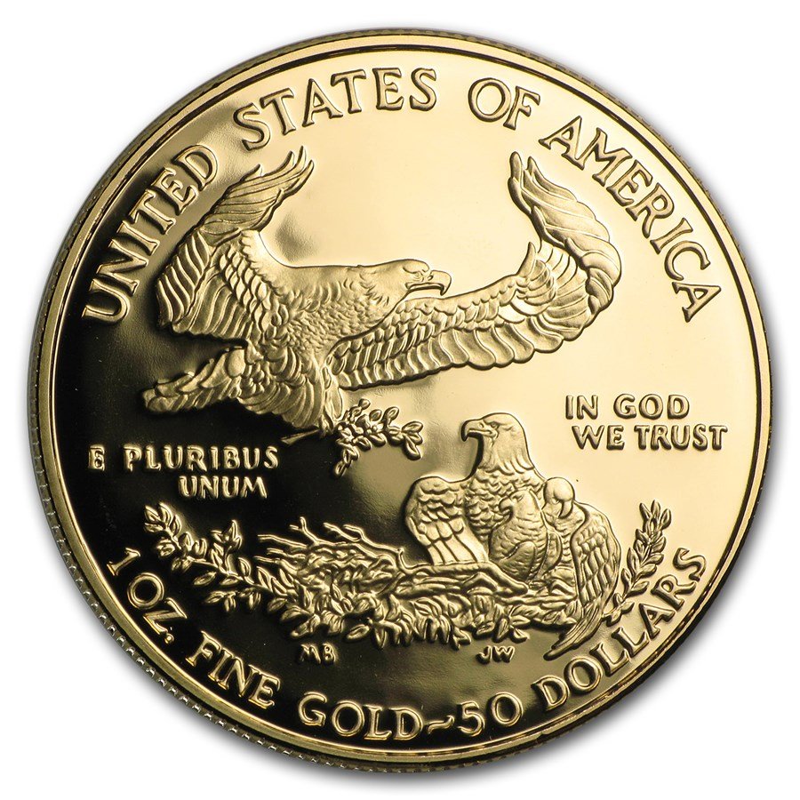 2002-W 1 oz Proof American Gold Eagle (w/Box & COA)