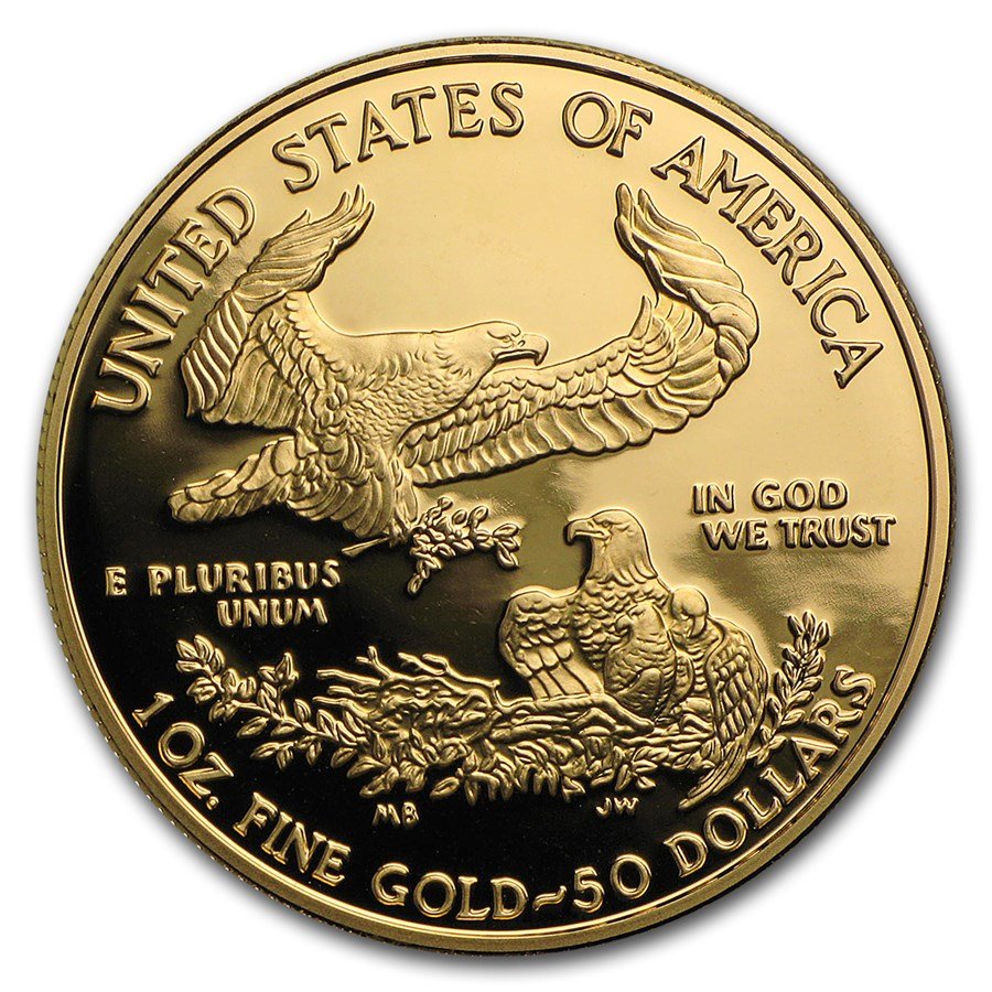 2001-W 1 oz Proof American Gold Eagle (w/Box & COA)