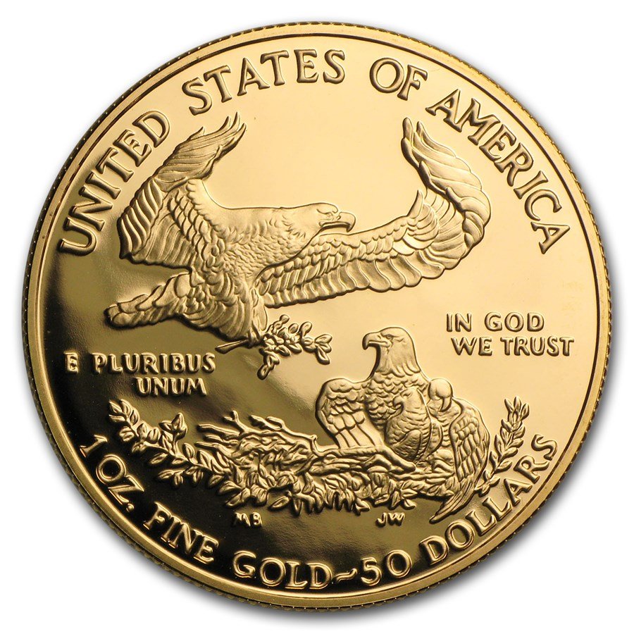 1998-W 1 oz Proof American Gold Eagle (w/Box & COA)