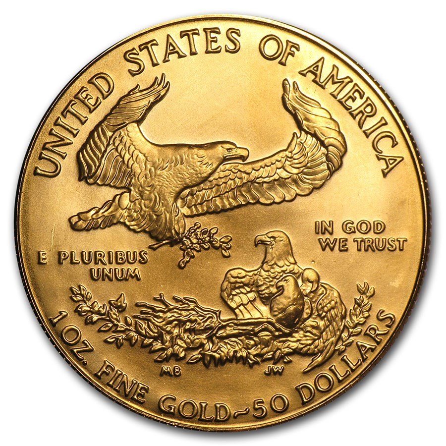 1991 1 oz American Gold Eagle BU (MCMXCI)