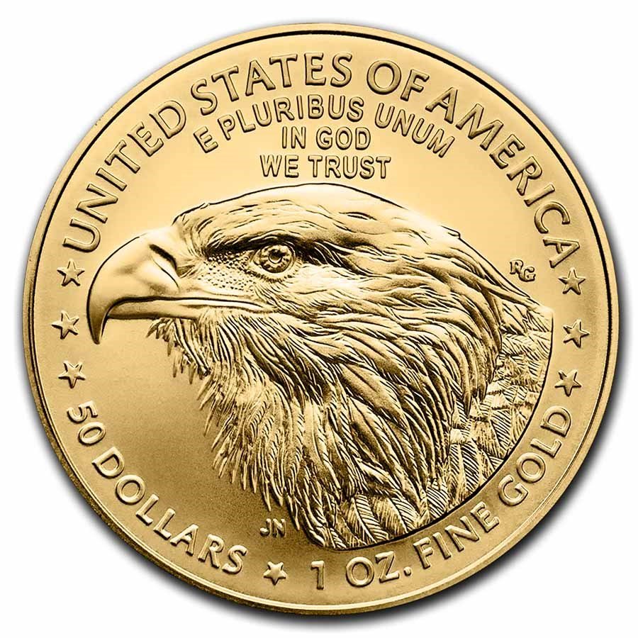 2022 1 oz American Gold Eagle - w/Red Merry Christmas Card