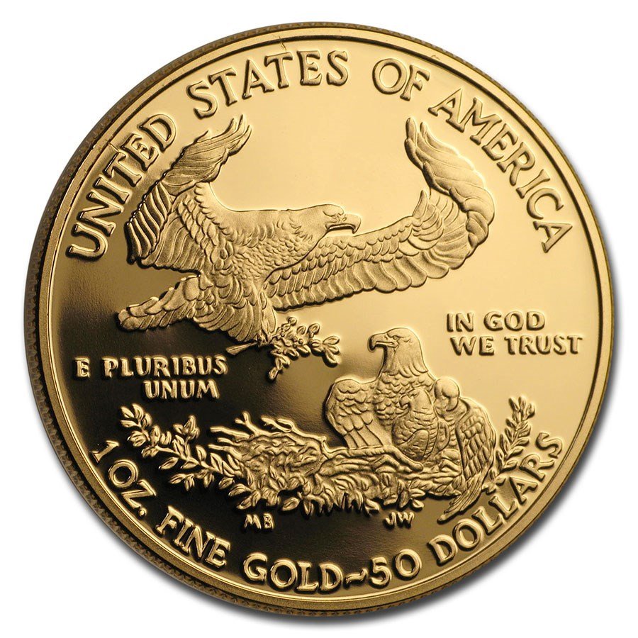 2020-W 1 oz Proof American Gold Eagle (w/Box & COA)