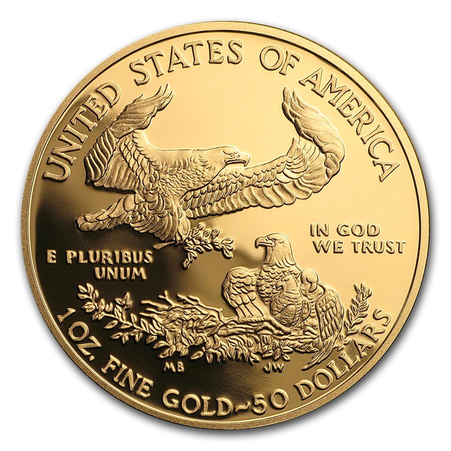 2017-W 1 oz Proof American Gold Eagle (w/Box & COA)
