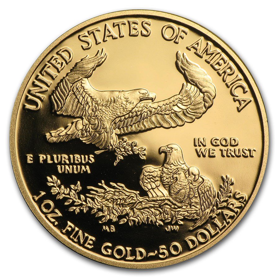 2016-W 1 oz Proof American Gold Eagle (w/Box & COA)
