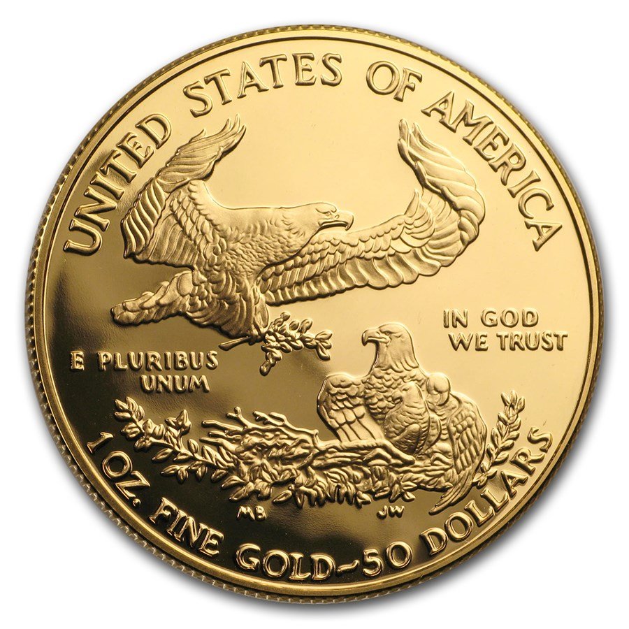 1997-W 1 oz Proof American Gold Eagle (w/Box & COA)