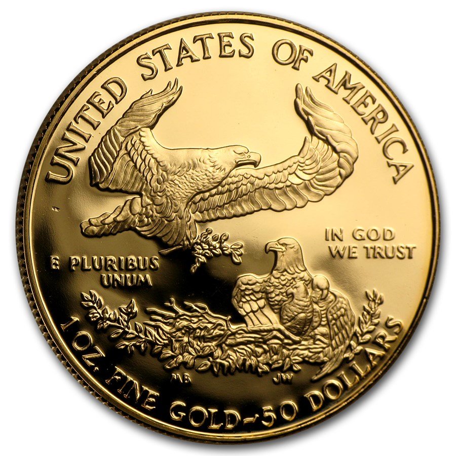 1994-W 1 oz Proof American Gold Eagle (w/Box & COA)