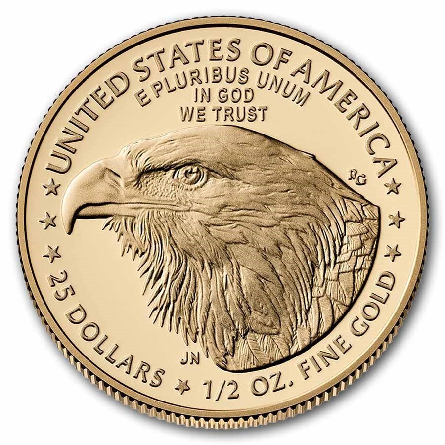 2026-W Proof 1/2 oz American Gold Eagle Coin (Dual Date)