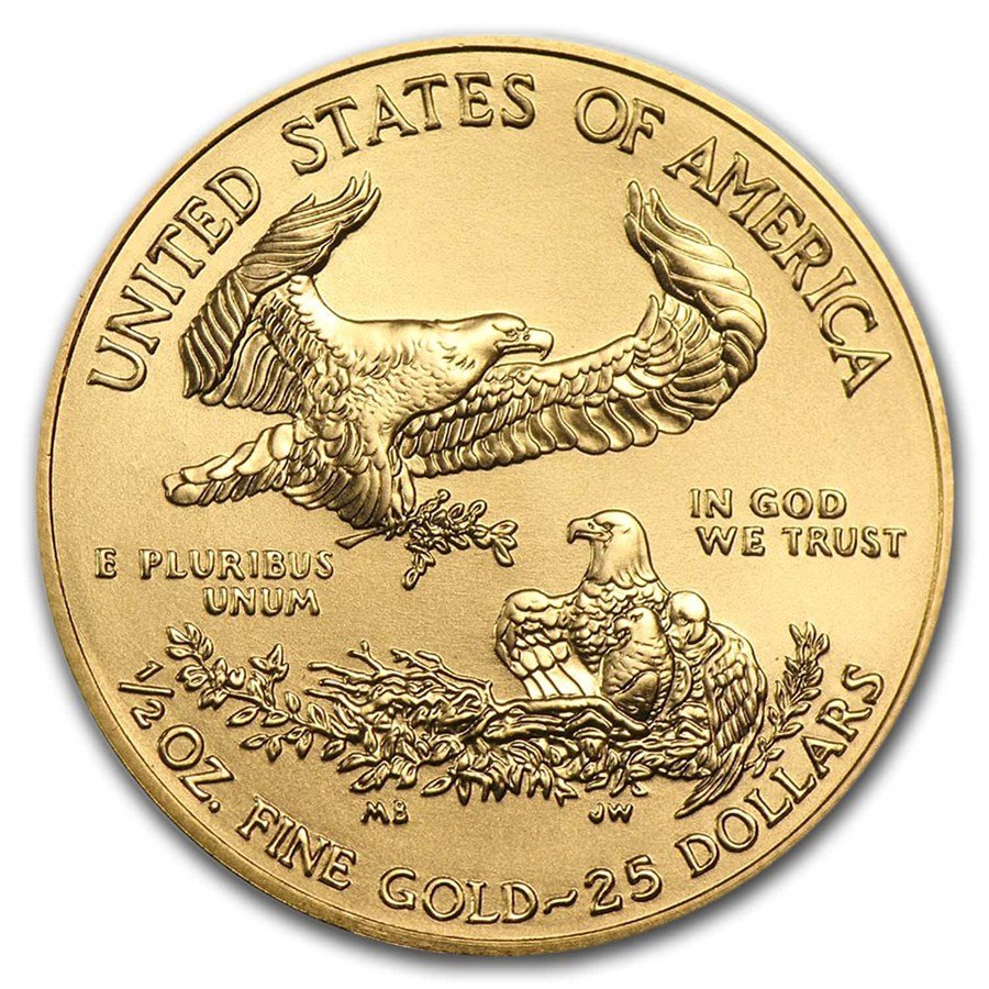 2019 1/2 oz American Gold Eagle BU