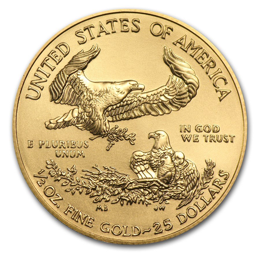 2016 1/2 oz American Gold Eagle BU