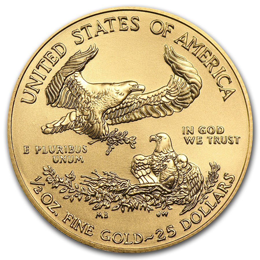 2015 1/2 oz American Gold Eagle BU