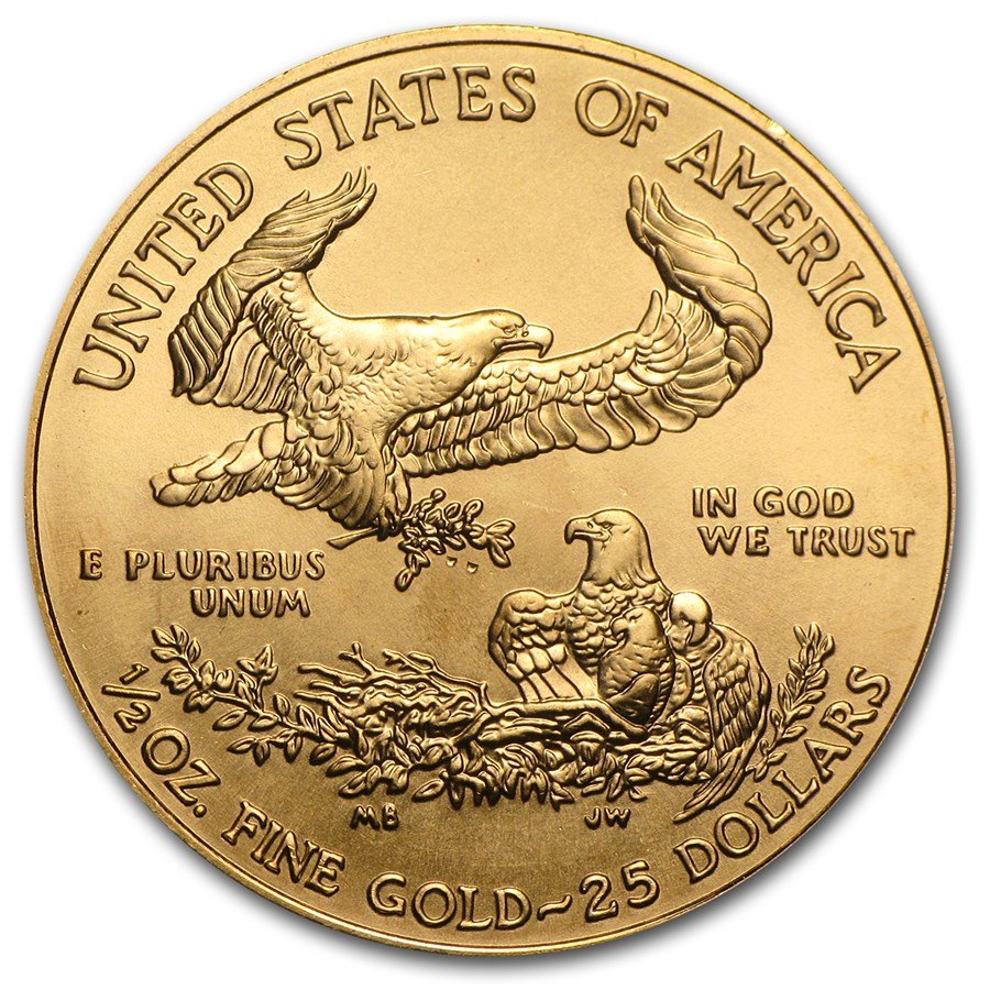2011 1/2 oz American Gold Eagle BU
