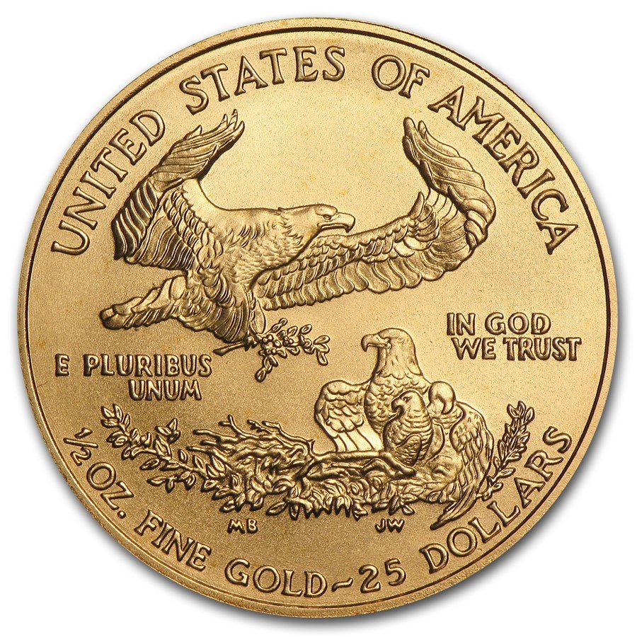 2008 1/2 oz American Gold Eagle BU