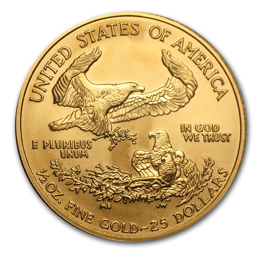 2006-W 1/2 oz Burnished American Gold Eagle