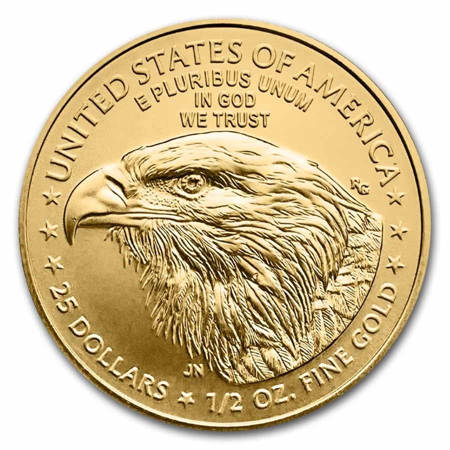 2026 1/2 oz Gold Eagle - w/Celebrate Graduate Card, In TEP