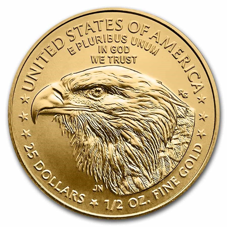 2021 1/2 oz American Gold Eagle (Type 2) (MintDirect® Single)