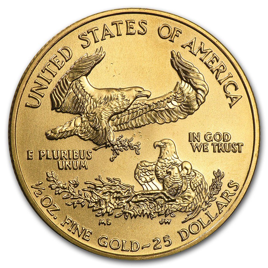2001 1/2 oz American Gold Eagle BU