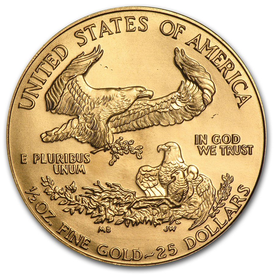 1994 1/2 oz American Gold Eagle BU