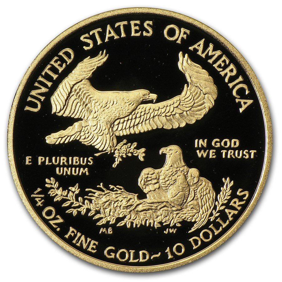 2011-W 1/4 oz Proof American Gold Eagle (w/Box & COA)