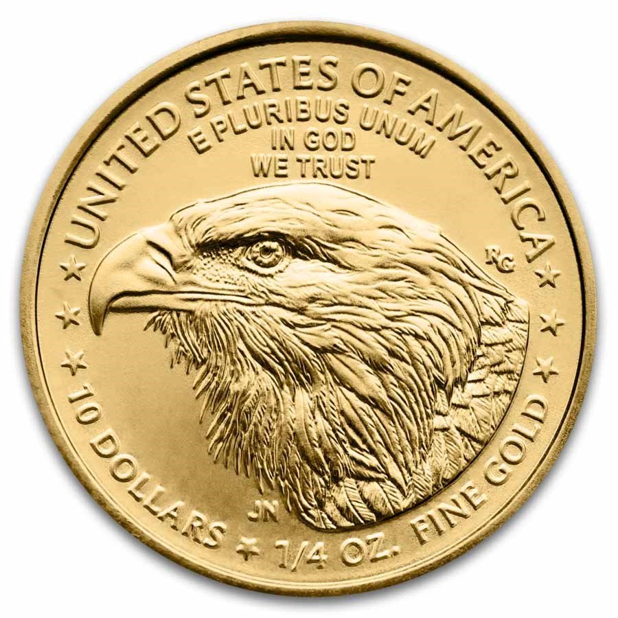 2025 1/4 oz American Gold Eagle - w/Starry Night Nativity Card