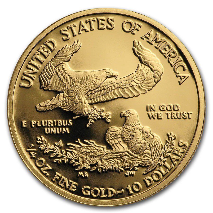 2020-W 1/4 oz Proof American Gold Eagle (w/Box & COA)