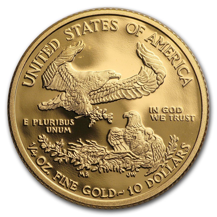 2013-W 1/4 oz Proof American Gold Eagle (w/Box & COA)