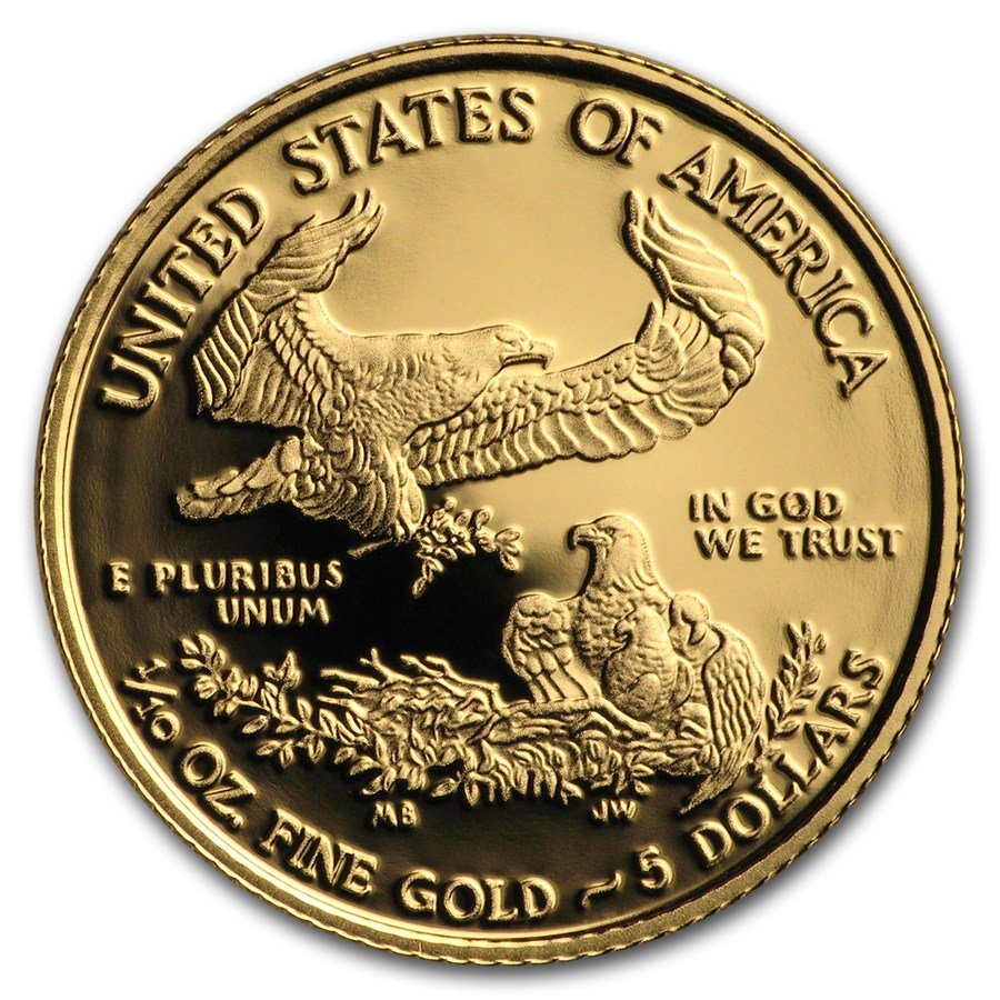 2018-W 1/10 oz Proof American Gold Eagle (w/Box & COA)
