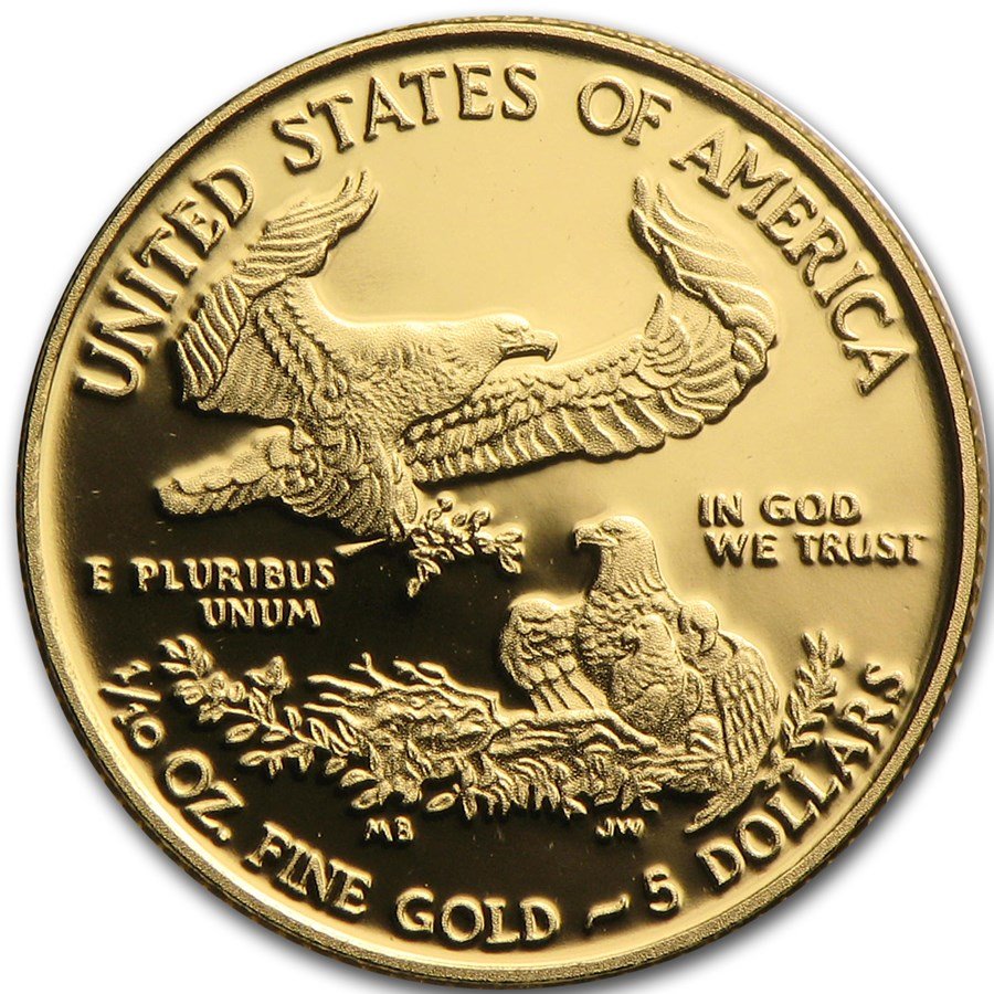 2014-W 1/10 oz Proof American Gold Eagle (w/Box & COA)