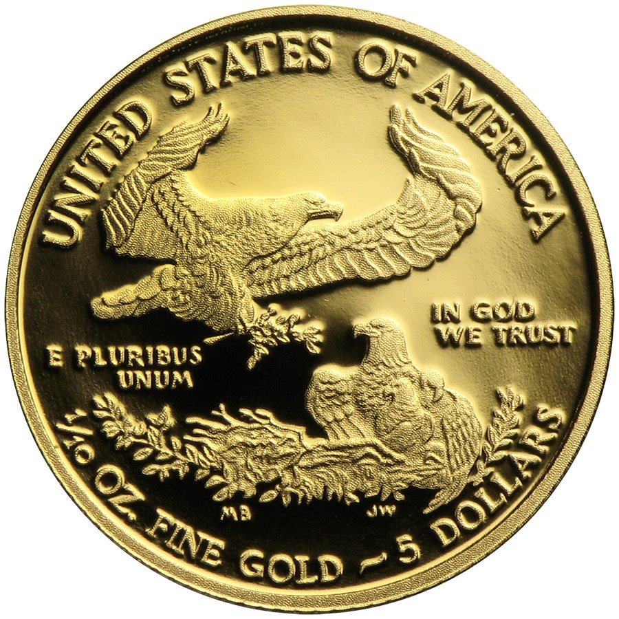 2013-W 1/10 oz Proof American Gold Eagle (w/Box & COA)