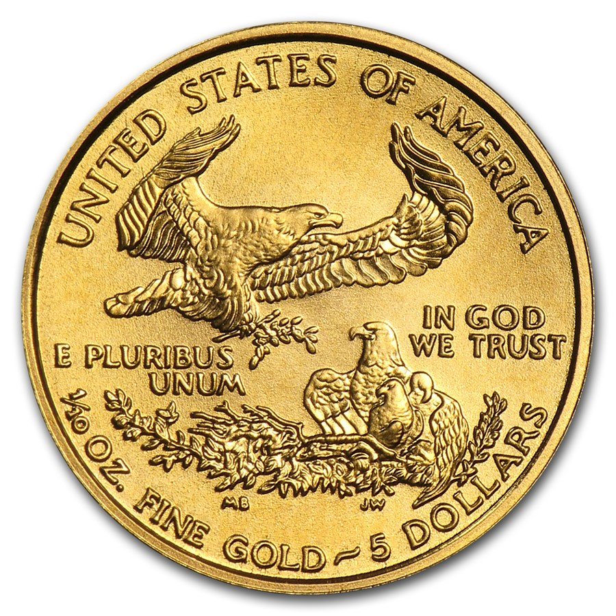 2006-W 1/10 oz Burnished American Gold Eagle
