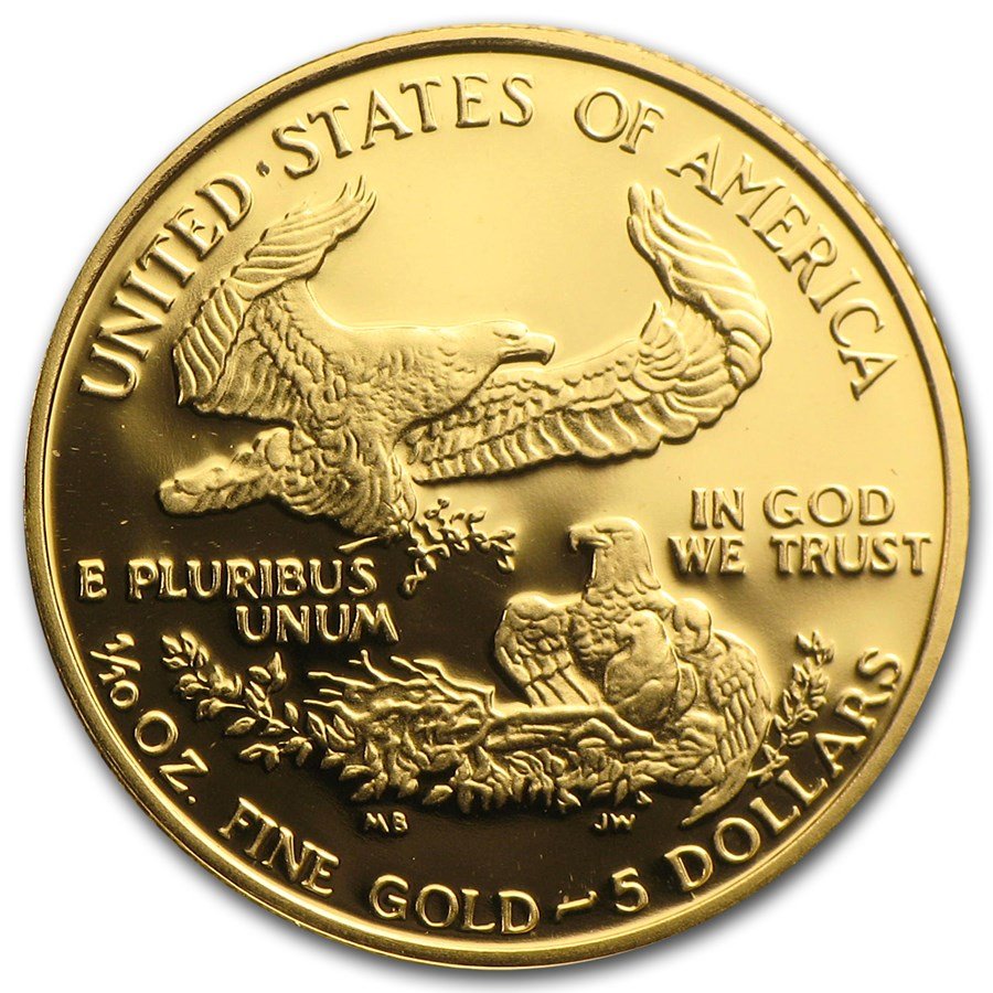 1992-P 1/10 oz Proof American Gold Eagle (w/Box & COA)