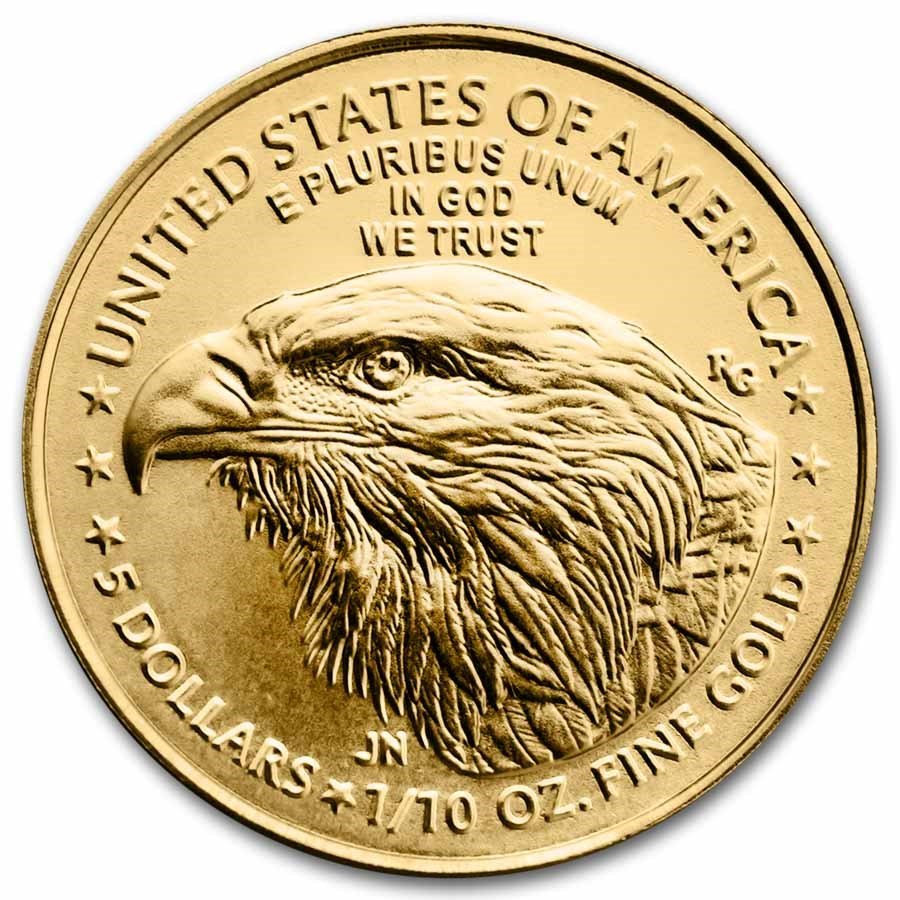 2025 1/10 oz American Gold Eagle - w/Green Merry Christmas Card