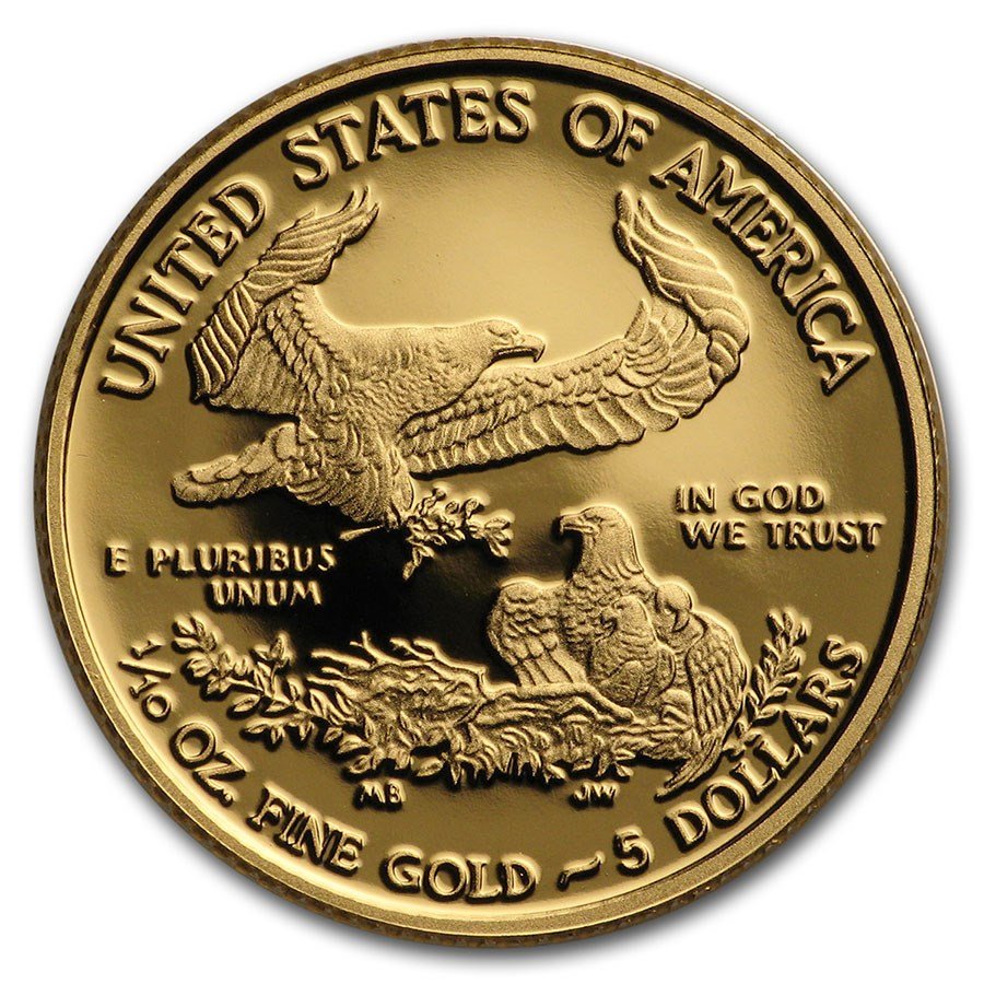 2020-W 1/10 oz Proof American Gold Eagle (w/Box & COA)
