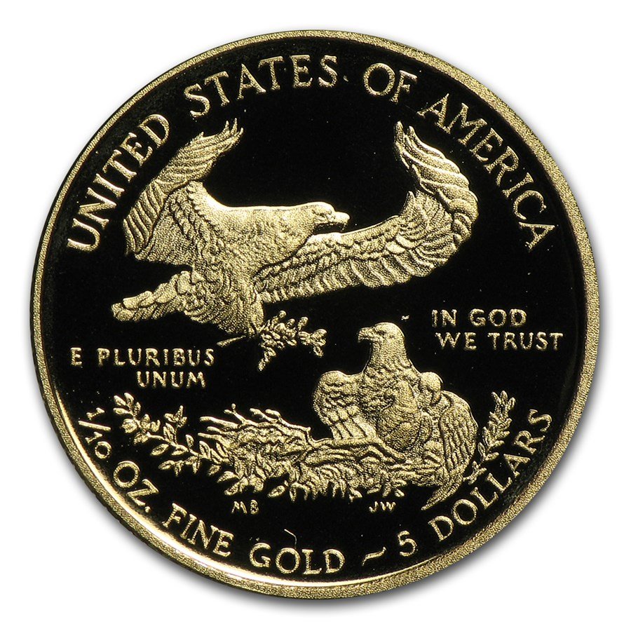 2012-W 1/10 oz Proof American Gold Eagle (w/Box & COA)
