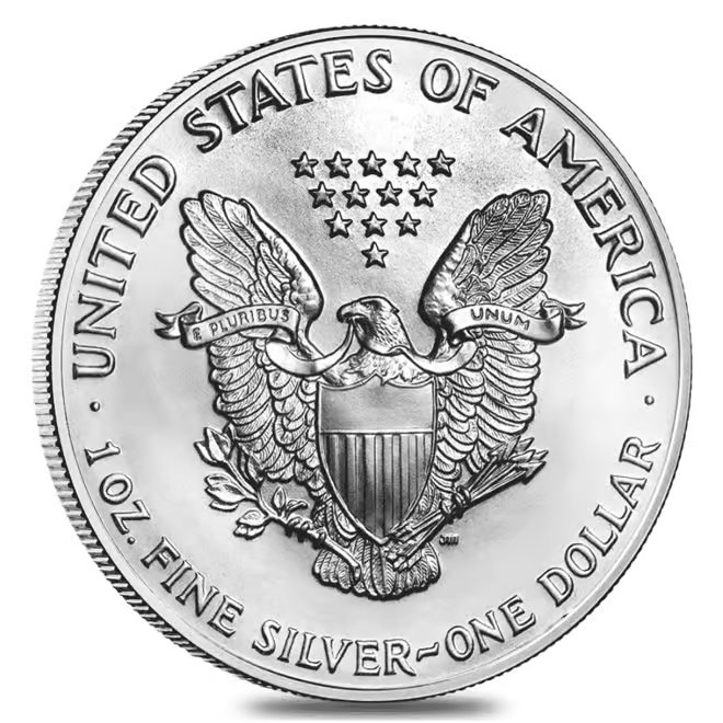 1992 1 oz Silver American Eagle $1 Coin BU