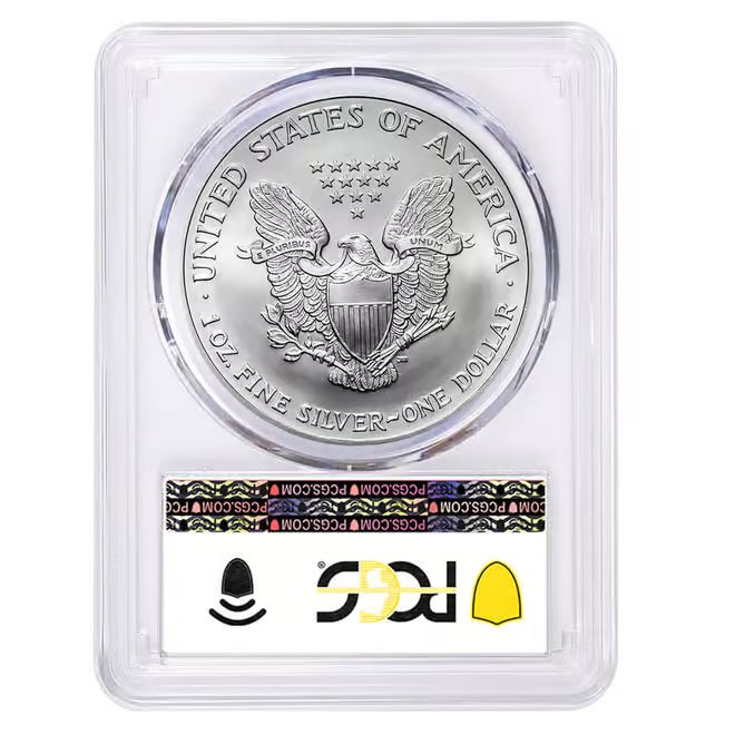 2004 1 oz Silver American Eagle $1 Coin PCGS MS 70