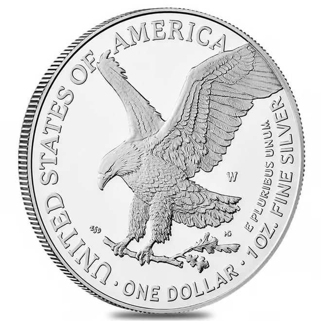 2025-W 1 oz Proof Silver American Eagle Congratulations Set (w/Box & COA)