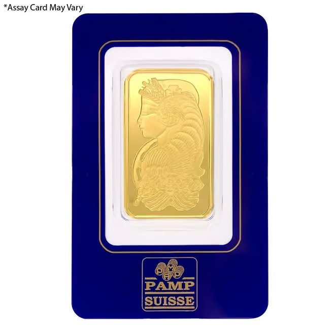 Vintage Assay - 1 oz Gold Bar PAMP Suisse Lady Fortuna .9999 Fine