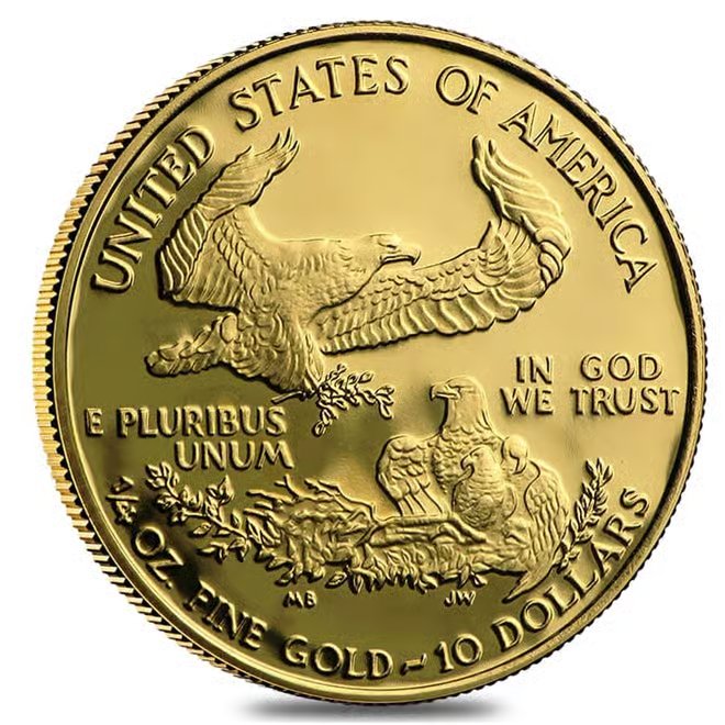 1/4 oz Proof Gold American Eagle Coin (Random Year, w/Box & COA)