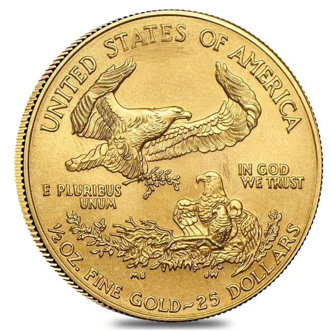 2000 1/2 oz Gold American Eagle (Abrasions)
