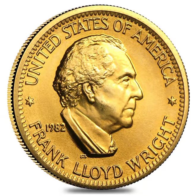 U.S. Mint 1/2 oz Gold Commemorative Arts Medal (Random Year)