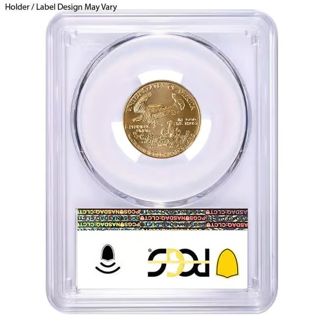1/4 oz $10 Gold American Eagle PCGS MS 70 FDOI (Random Year)