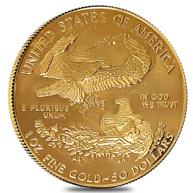 1 oz Proof Gold American Eagle $50 Coin Scruffy (Random Year)