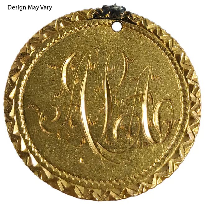 Gold Love Token $1 Liberty Head Type 3 Ex-Jewelry (Random Design)