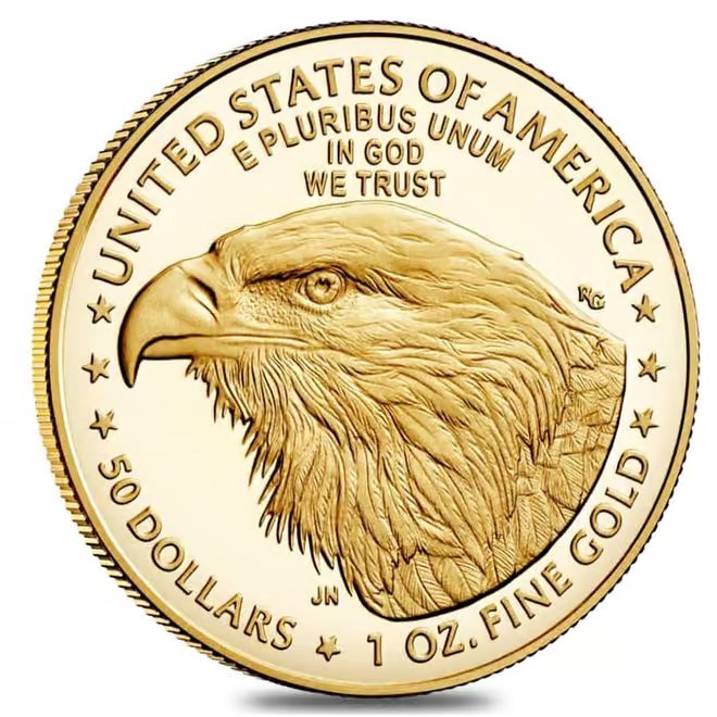 2022-W 1 oz $50 Proof Gold American Eagle (w/Box & COA)