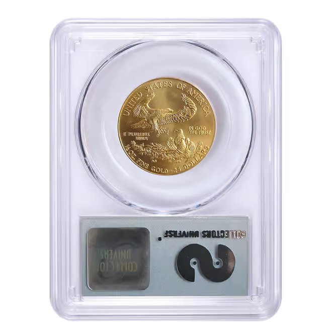 2001 1/2 oz $25 Gold American Eagle PCGS Gem UNC WTC Ground Zero