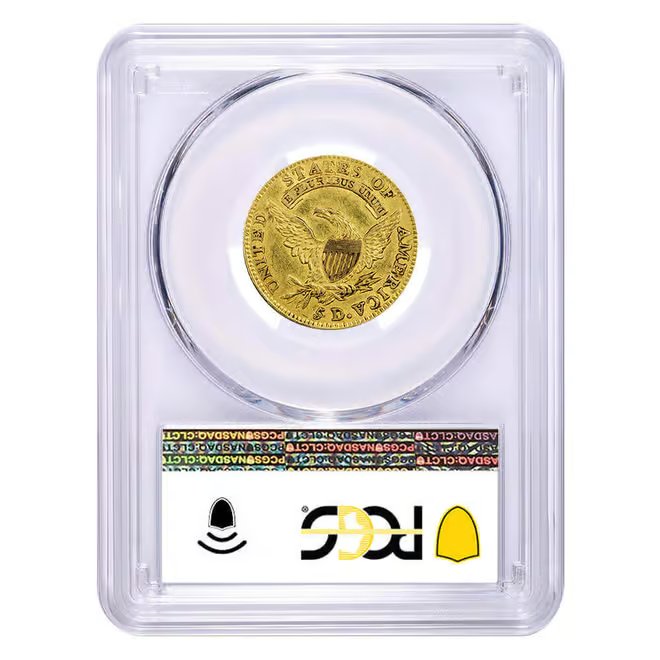 1811 $5 Capped Bust Half Eagle Small 5 Gold Coin PCGS AU 50