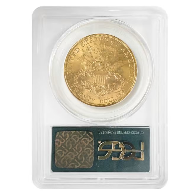 $20 Gold Double Eagle Liberty Head PCGS MS 62 OGH (Random Year)