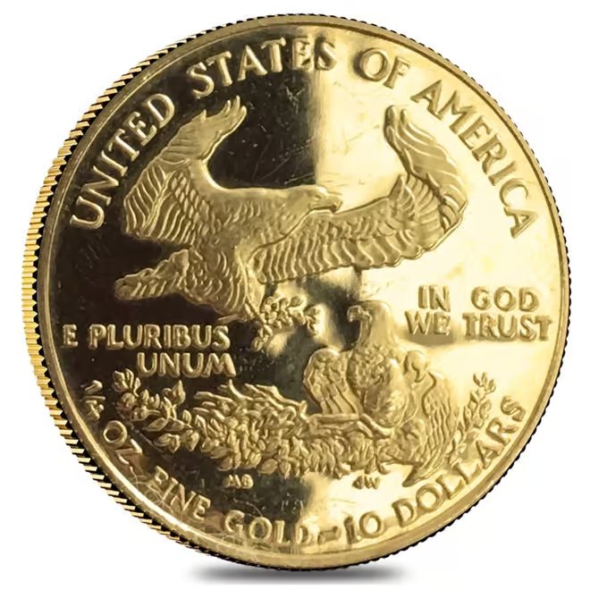 1/4 oz Proof Gold American Eagle Scruffy (Random Year)